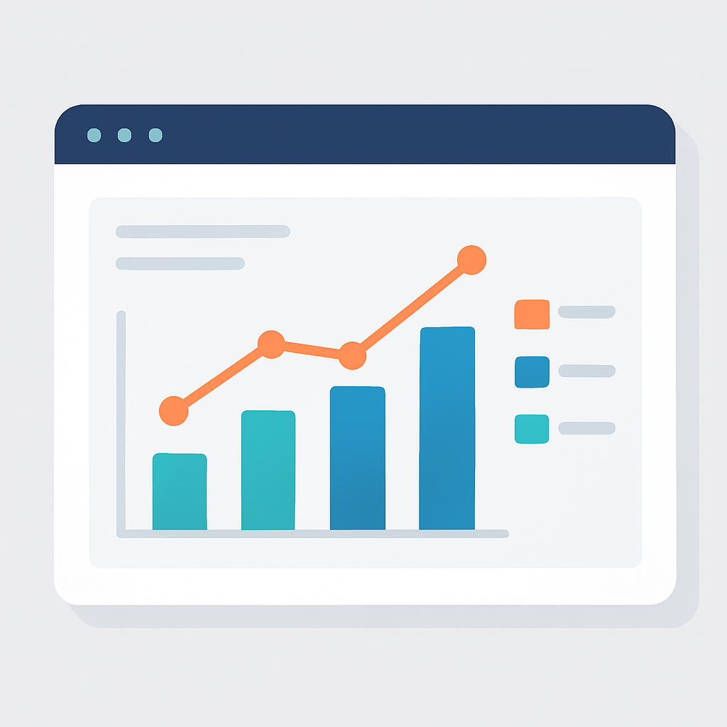 Tableau de bord analytique montrant la comparaison des revenus de monétisation de blogs