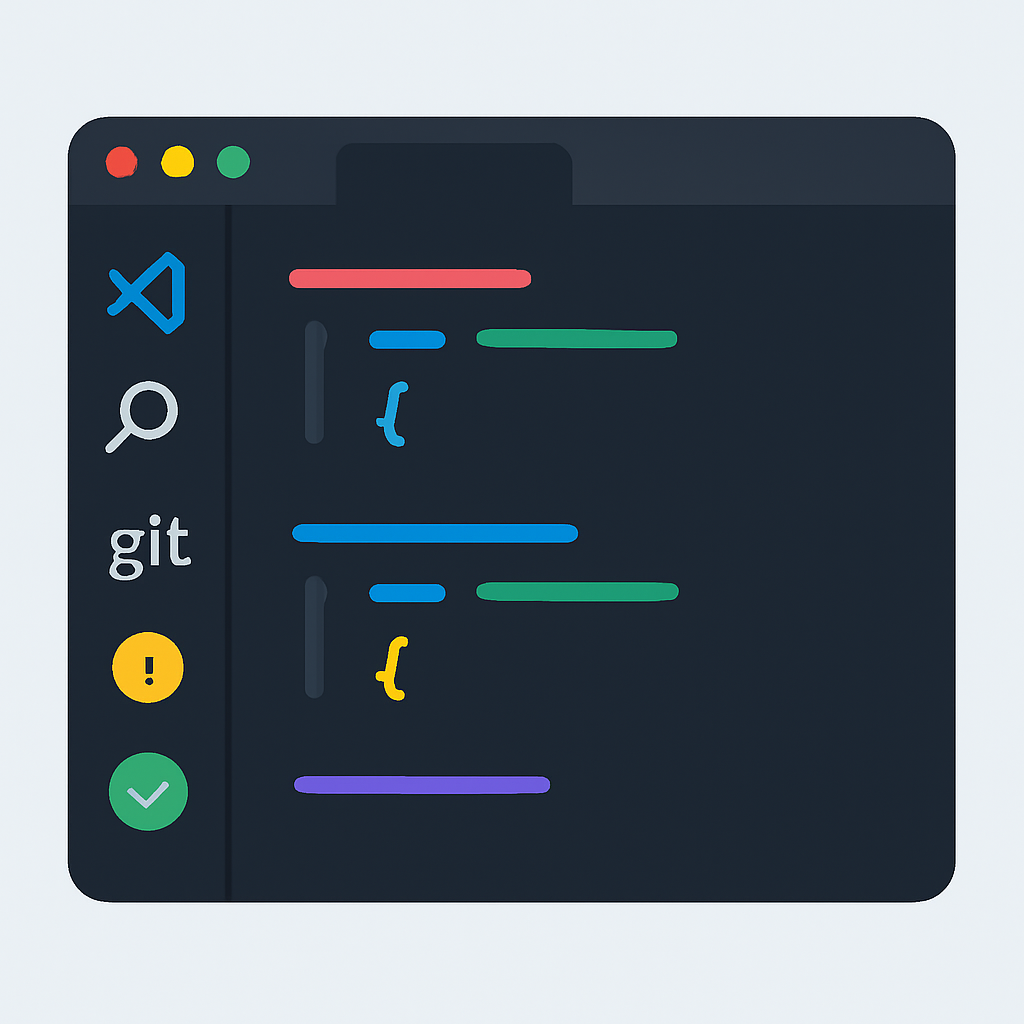 Capture d'écran de VSCode avec plusieurs extensions de productivité actives dans la barre latérale