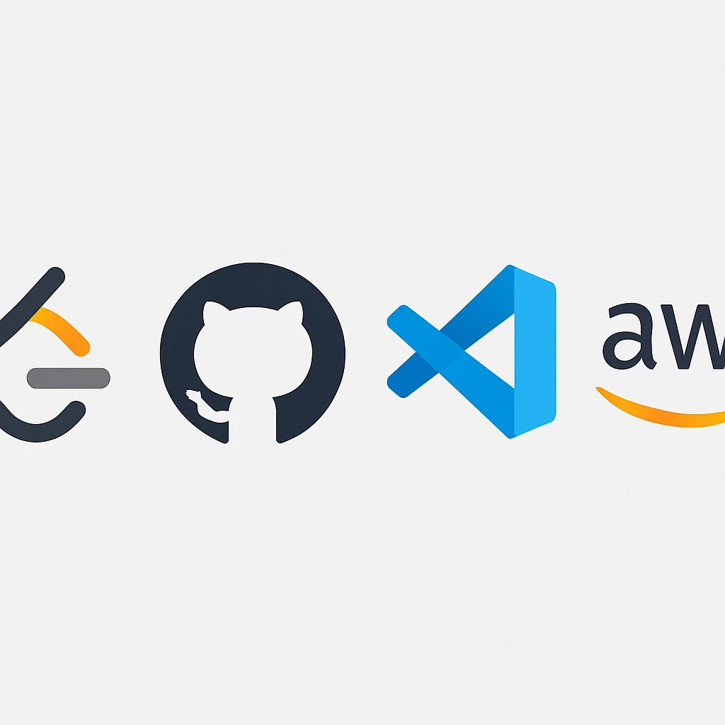 Icônes d'outils de développement et de plateformes d'apprentissage populaires comme LeetCode, GitHub, Visual Studio Code et AWS