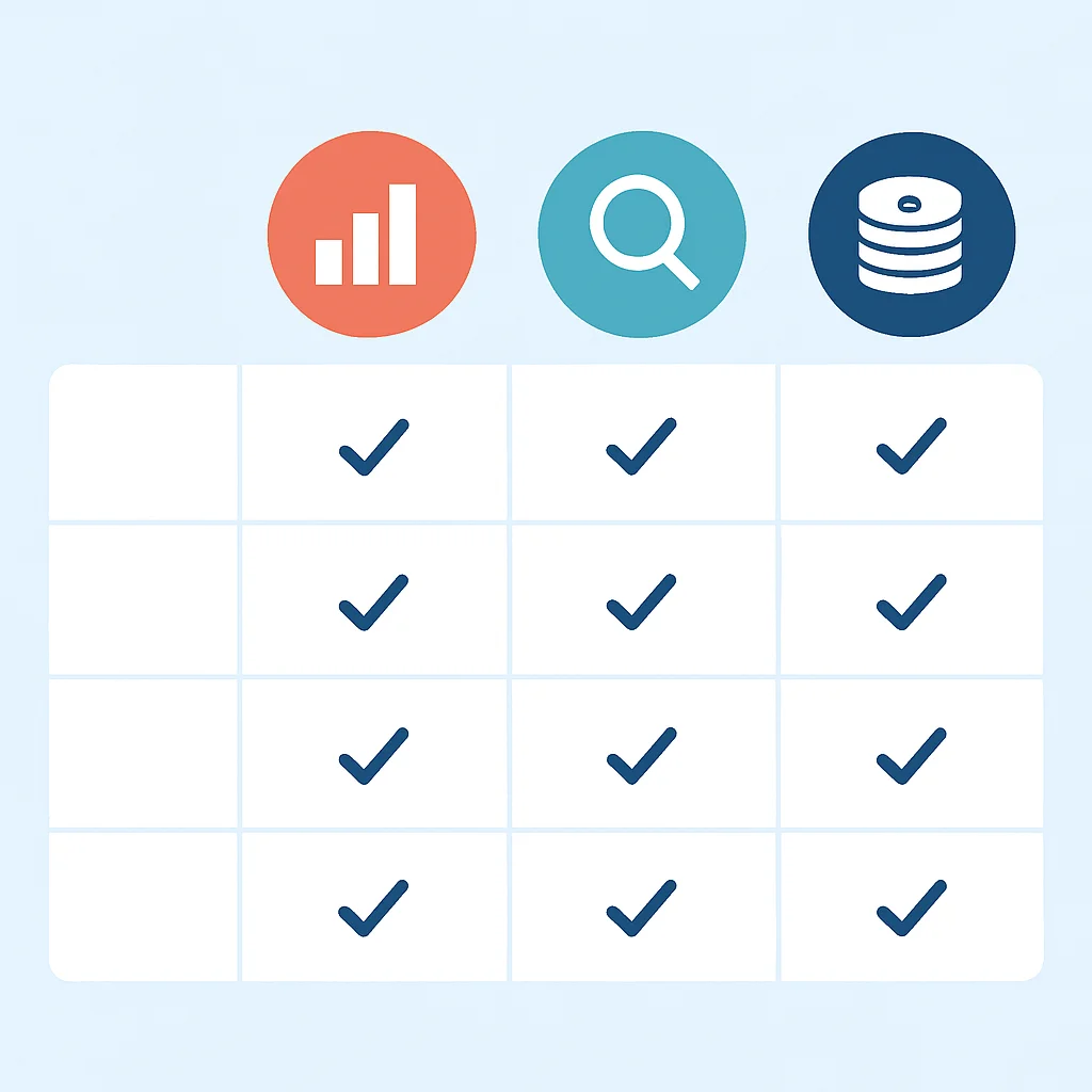 Tableau comparatif des outils de recherche de salaire sur le marché