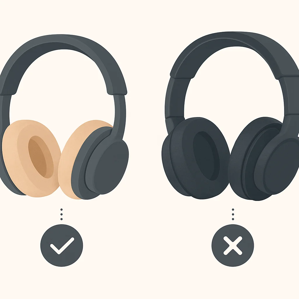 Comparaison détaillée des matériaux des coussinets et de la conception de l'arceau des casques pour le confort et la durabilité