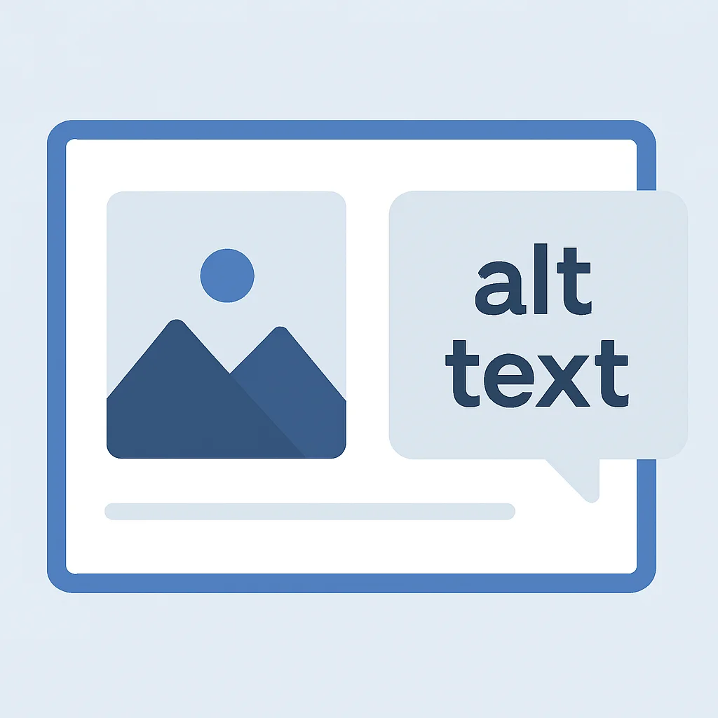 Exemple d'image accessible avec texte alternatif visible