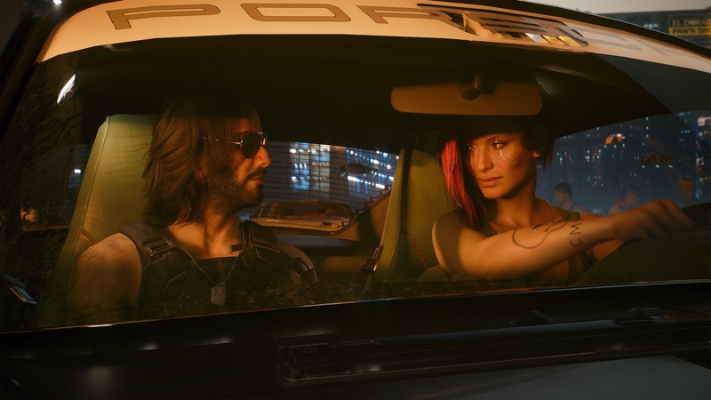 Un PC portable gaming de 2026 affichant Cyberpunk 2077 avec des graphismes ultra réalistes