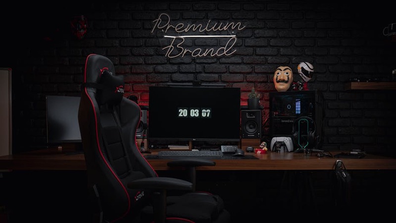 Vue éclatée des fonctionnalités d'un fauteuil gaming ergonomique