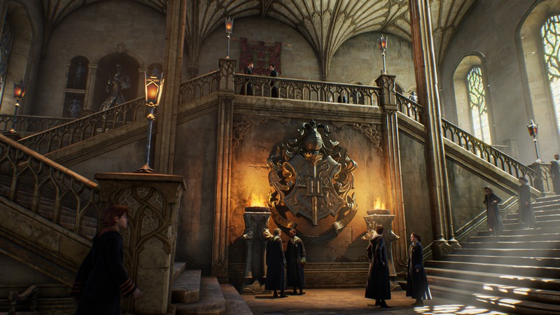 Un PC portable gaming haut de gamme exécutant Hogwarts Legacy avec des graphismes époustouflants
