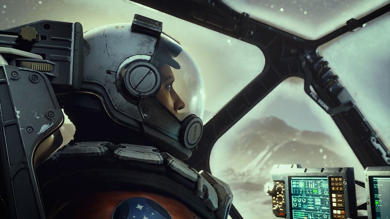 Un PC portable gaming de milieu de gamme affichant Starfield sur un écran QHD fluide