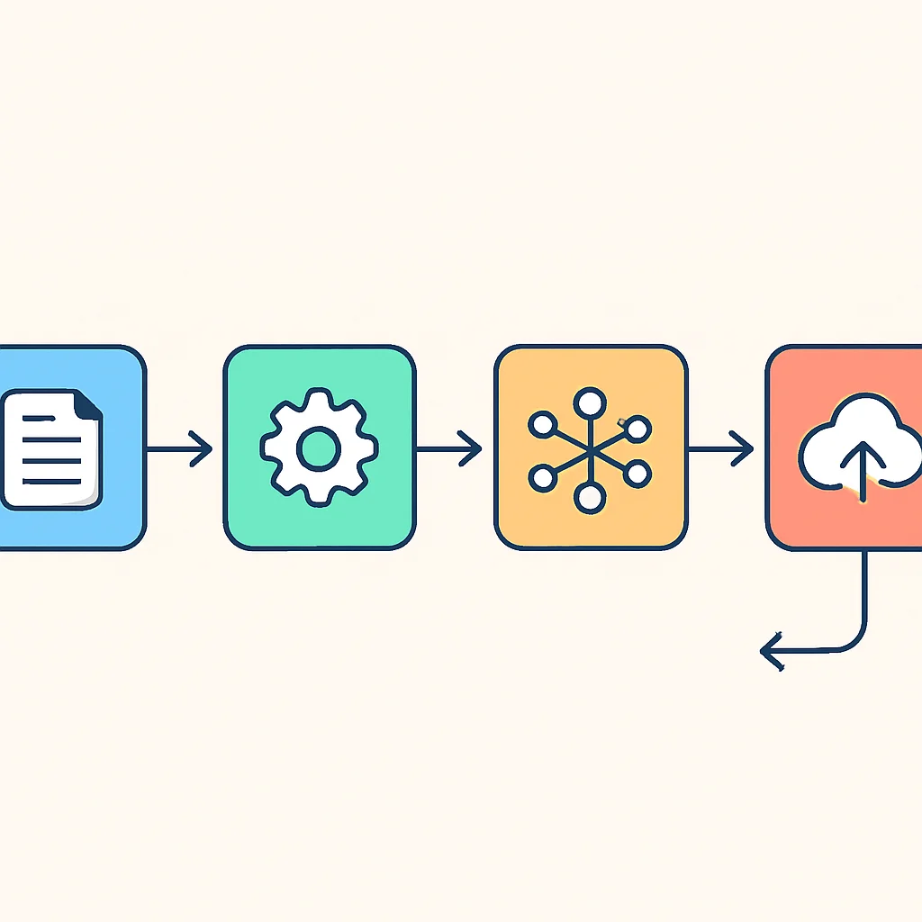 Organigramme d'un pipeline CI/CD pour le Machine Learning